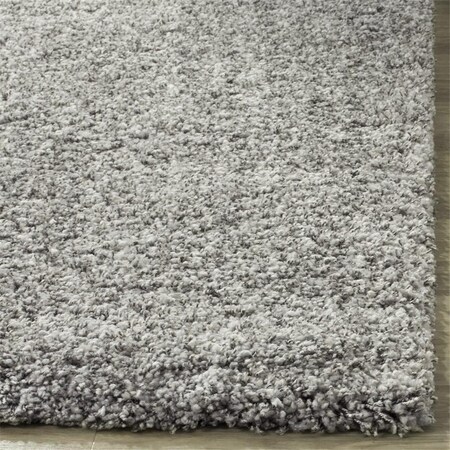 Safavieh 5 ft. 3 in. x 5 ft. 3 in. Contemporary Shag Power Loom Area RugSilver SG151-7575-5SQ